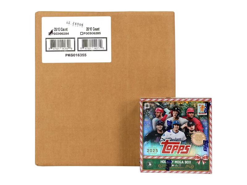 2025 Topps Holiday Baseball Mega 20-Box Case [Topps Direct]
