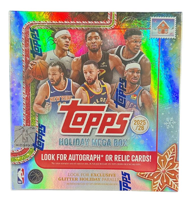 2025-26 Topps Holiday Basketball Mega Box