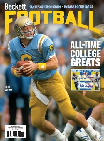 Beckett Football Print Monthly Magazine