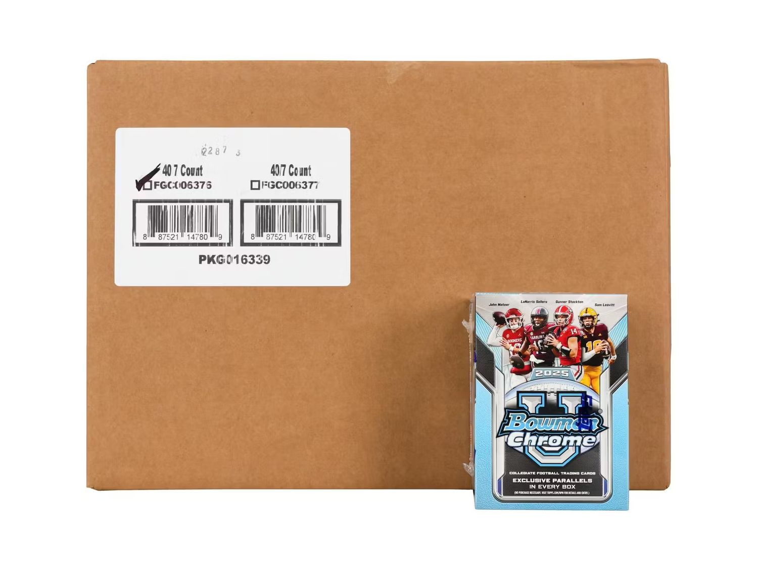 2025 Bowman University Chrome Football Value Blaster 40-Box Case [Topps Direct]