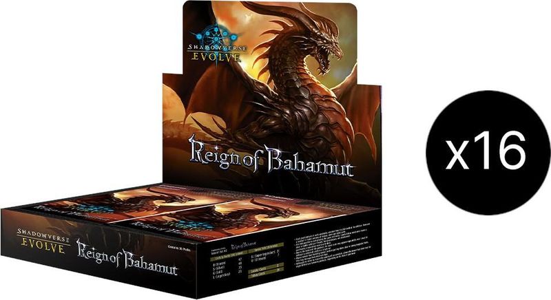 Shadowverse: Evolve | Reign of Bahamut Booster 16-Box Case [BP02]