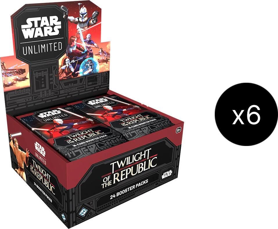 Star Wars Unlimited: Twilight of the Republic Booster 6-Box Case