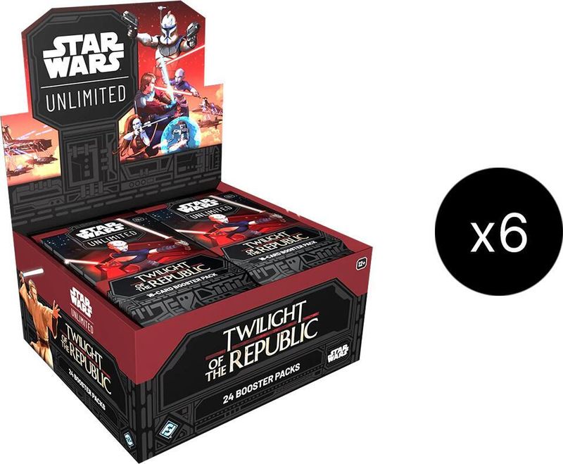 Star Wars Unlimited: Twilight of the Republic Booster 6-Box Case