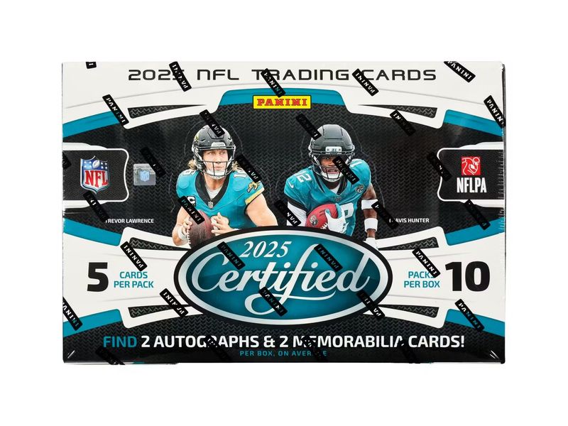 2025 Panini Certified Football Hobby Box