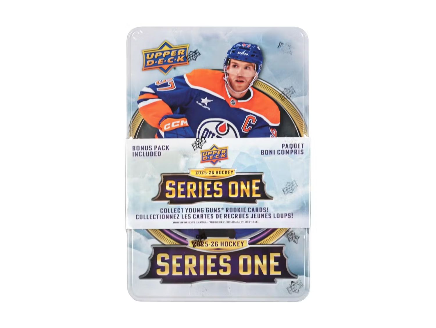 2025-26 Upper Deck Series 1 Hockey Retail Tin