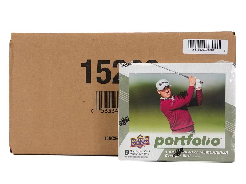 2024 Upper Deck Portfolio Golf Hobby 16-Box Case