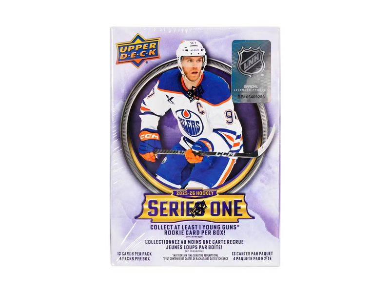 2025-26 Upper Deck Series 1 Hockey Blaster Box