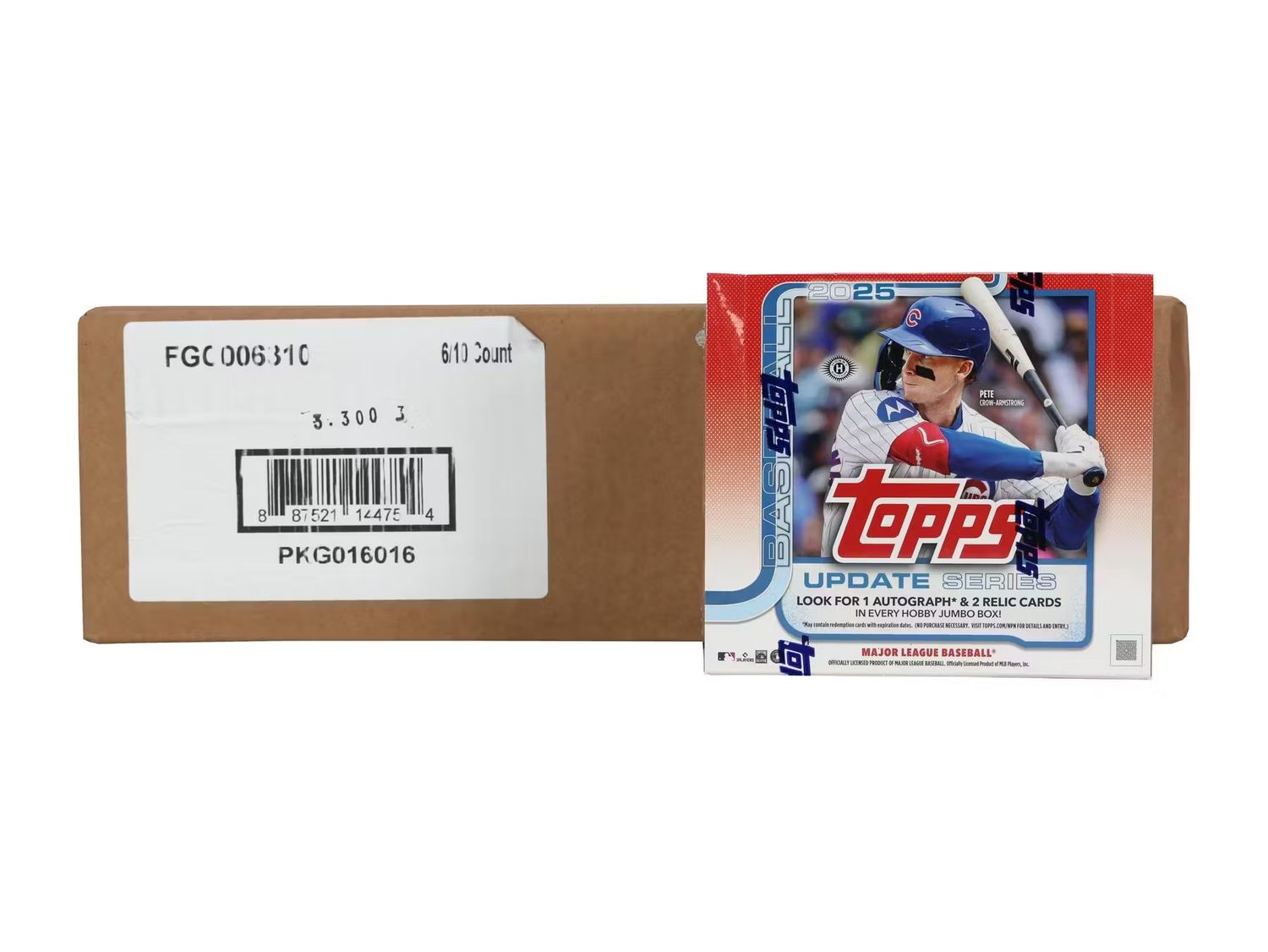 2025 Topps Update Series Baseball Hobby Jumbo 6-Box Case [Topps Direct]