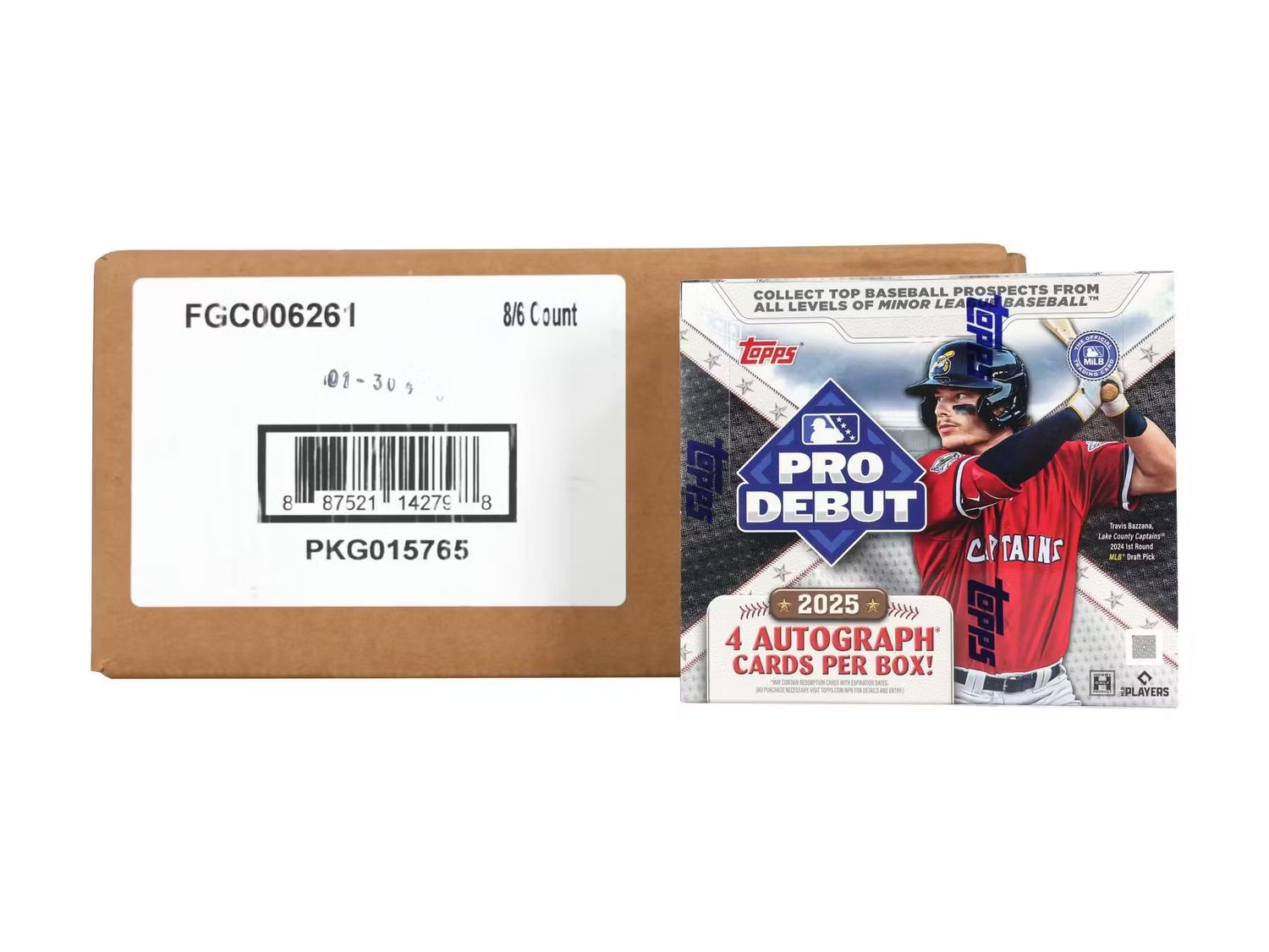 2025 Topps Pro Debut Baseball Hobby Jumbo 8-Box Case [Topps Direct]