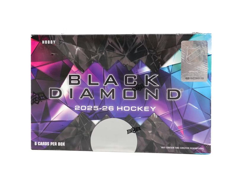 2025-26 Upper Deck Black Diamond Hockey Hobby Box