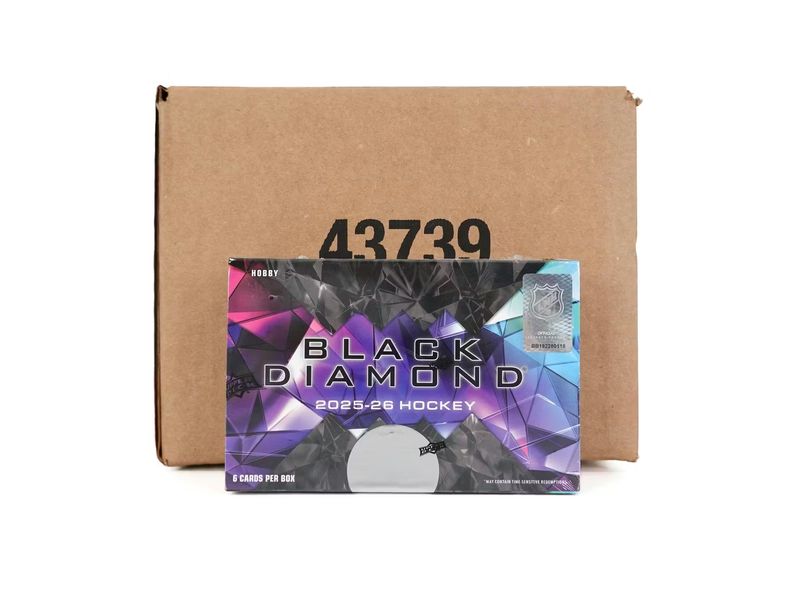2025-26 Upper Deck Black Diamond Hockey Hobby 10-Box Master Case