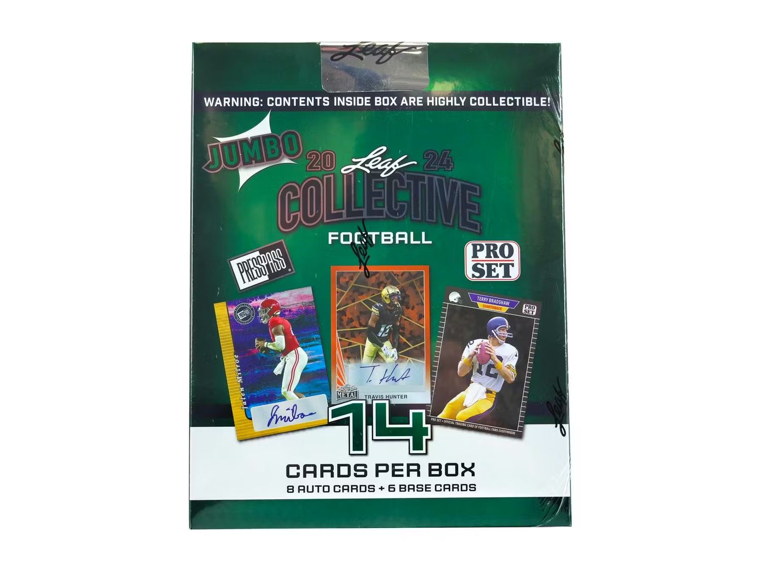 2024 Leaf Collective Football Hobby Jumbo Box