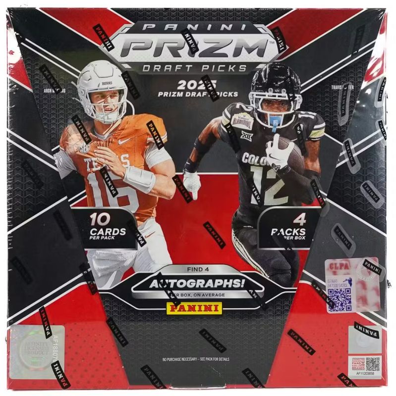 2025 Panini Prizm Draft Picks Football Hobby Box