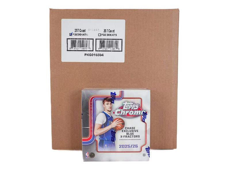 2025-26 Topps Chrome Basketball Mega 20-Box Case [Topps Direct]