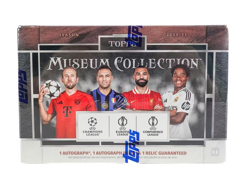 2024-25 Topps UEFA Club Competitions Museum Collection Soccer Hobby Box