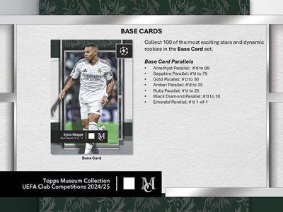 2024-25 Topps UEFA Club Competitions Museum Collection Soccer