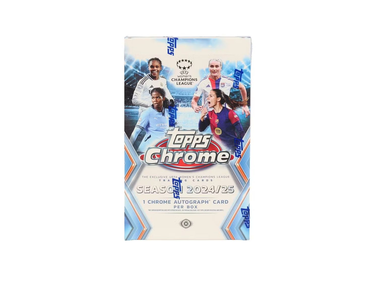 2024-25 Topps Chrome UEFA Women's Champions League Soccer Hobby Box