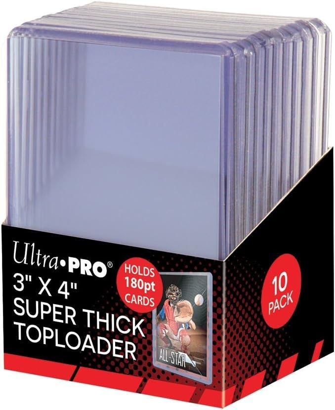 180PT. UltraPRO 3x4 Toploaders 10ct.