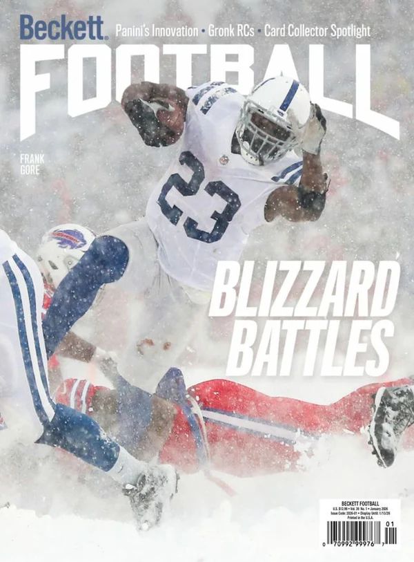 Beckett Football Print Monthly Magazine