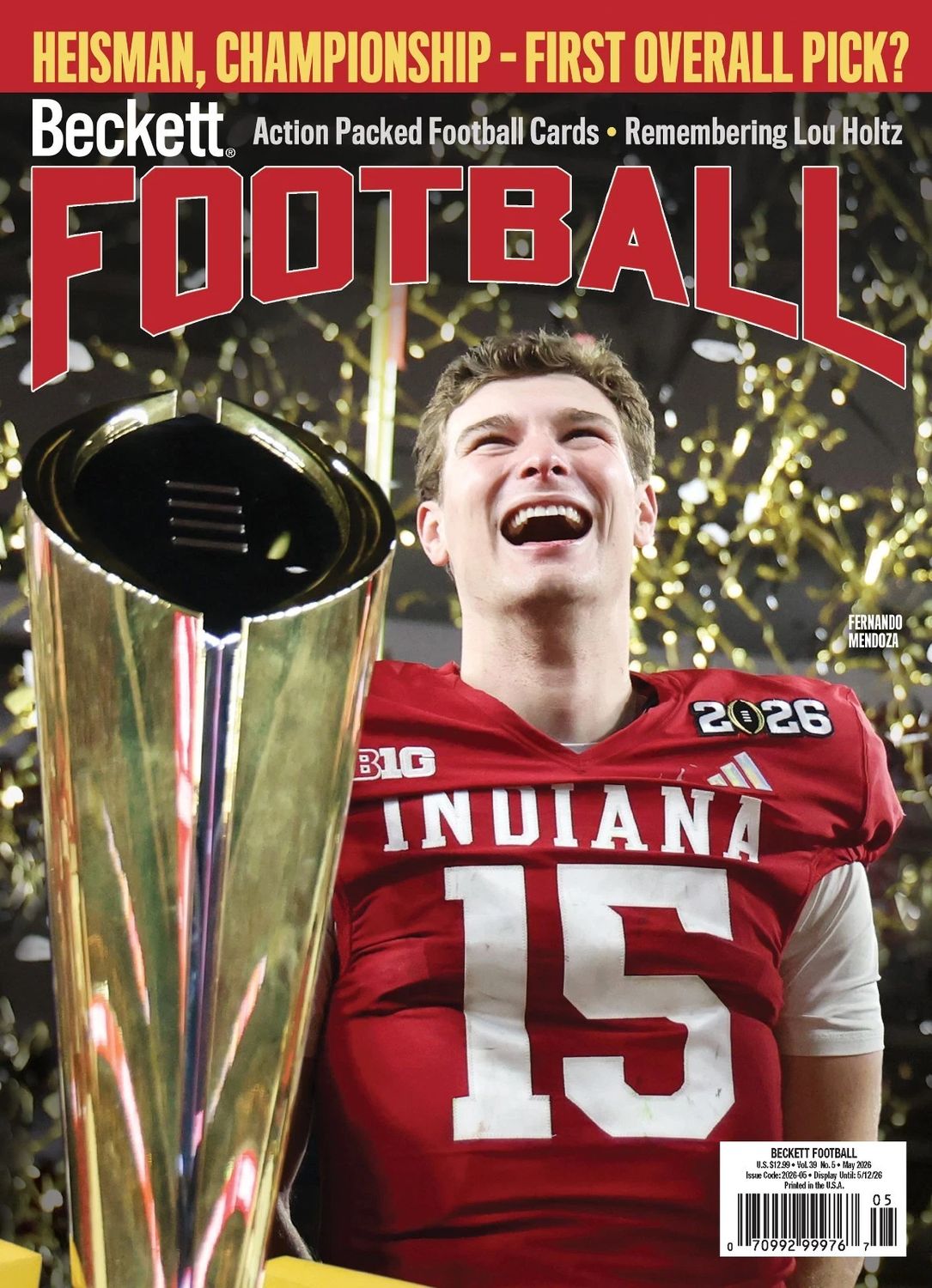 Beckett Football Print Monthly Magazine