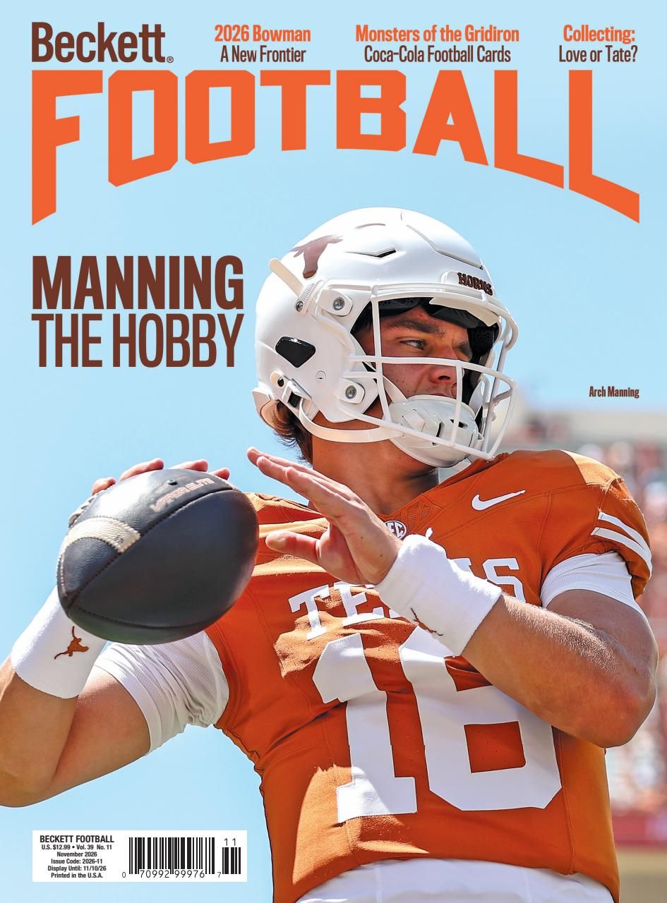 Beckett Football Print Monthly Magazine