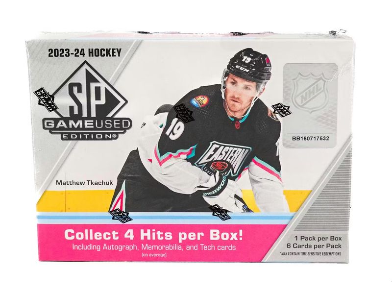 2023-24 Upper Deck SP Game Used Hockey Hobby Box