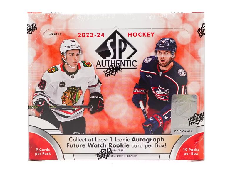 2023-24 Upper Deck SP Authentic Hockey Hobby Box 2023-24 Upper Deck SP Authentic Hockey Hobby Box