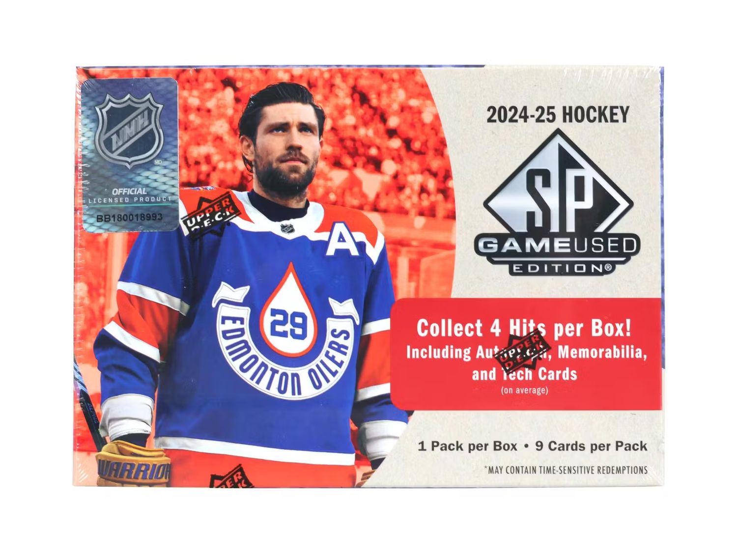 2024-25 Upper Deck SP Game Used Hockey Hobby Box