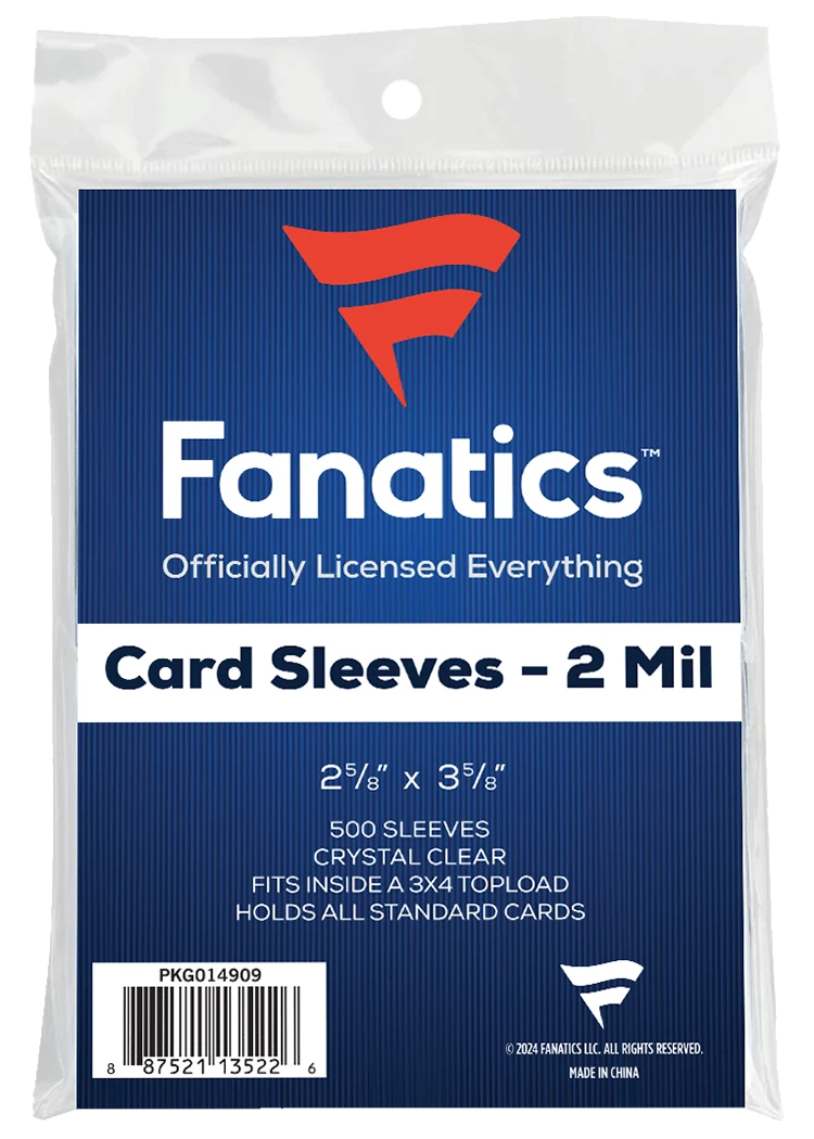 Fanatics Card Sleeves 500ct.
