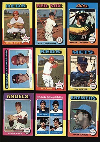 1975 Topps Baseball Complete Set EX+
