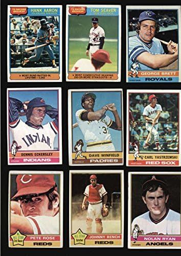 1976 Topps and Traded Baseball Complete Set VG-EX+