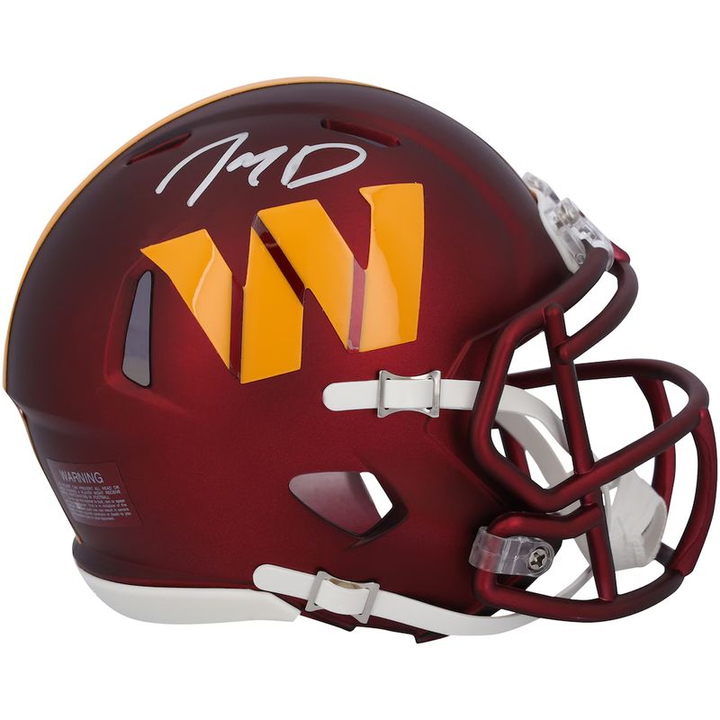 Washington Commanders Jayden Daniels Autographed Speed Mini Helmet