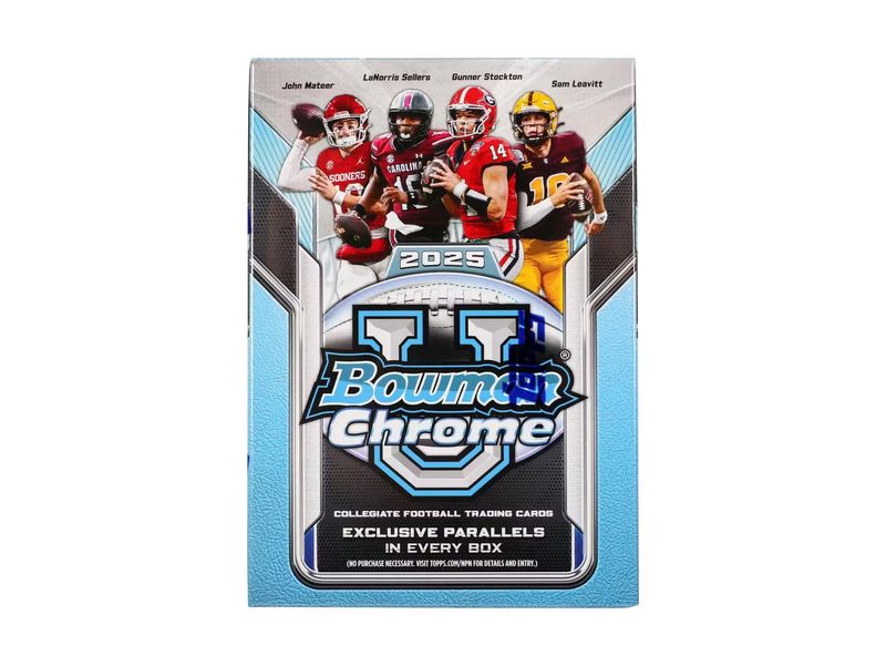 2025 Bowman University Chrome Football Value Blaster Box