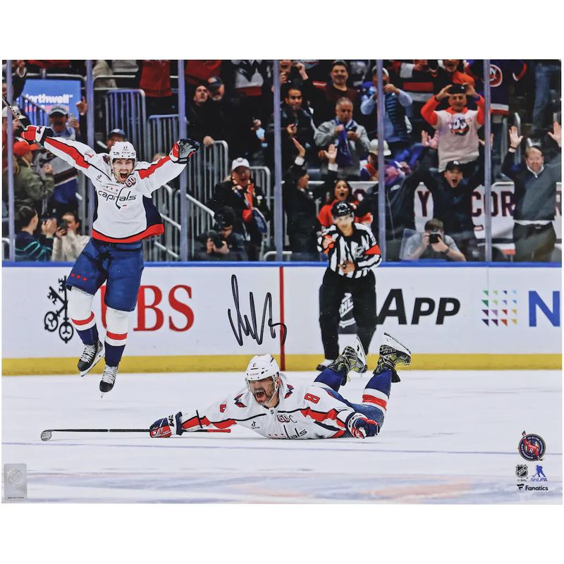 Alex Ovechkin Washington Capitals Autographed 16" x 20" 895th Goal Celebration Photograph