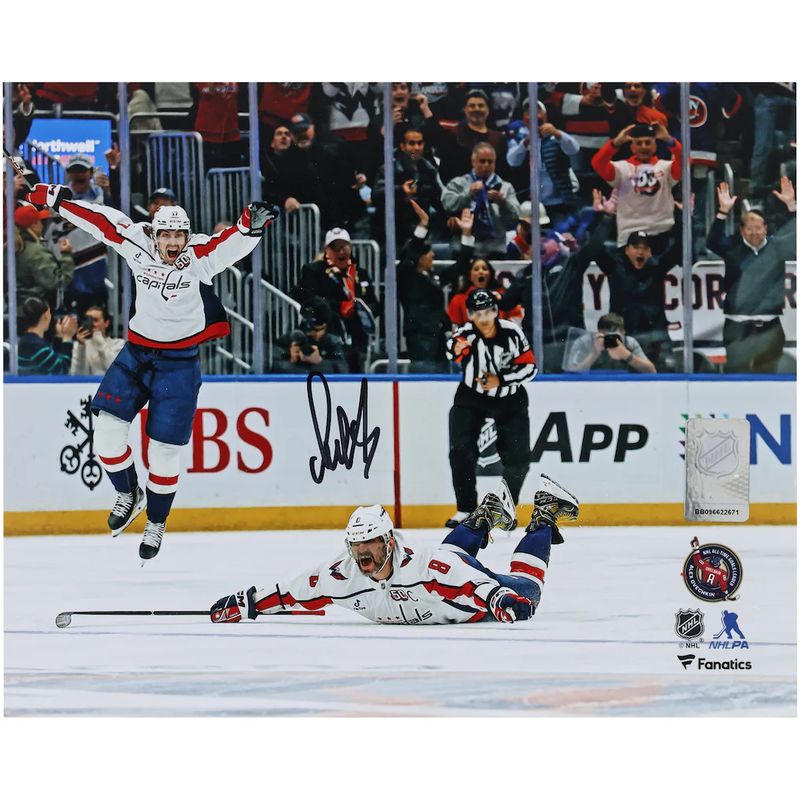 Alex Ovechkin Washington Capitals Autographed 8" x 10" 895th Goal Celebration Photograph