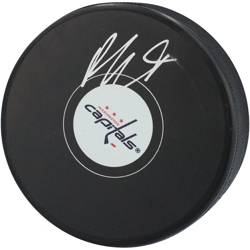 Ryan Leonard Washington Capitals Autographed Hockey Puck