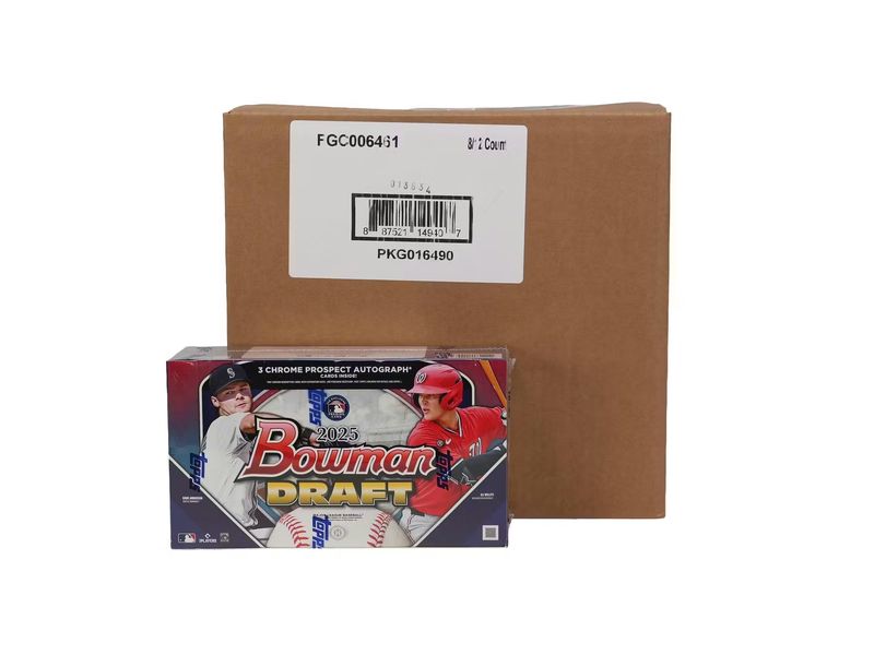 2025 Bowman Draft Baseball Hobby Jumbo 8-Box Case [Topps Direct]