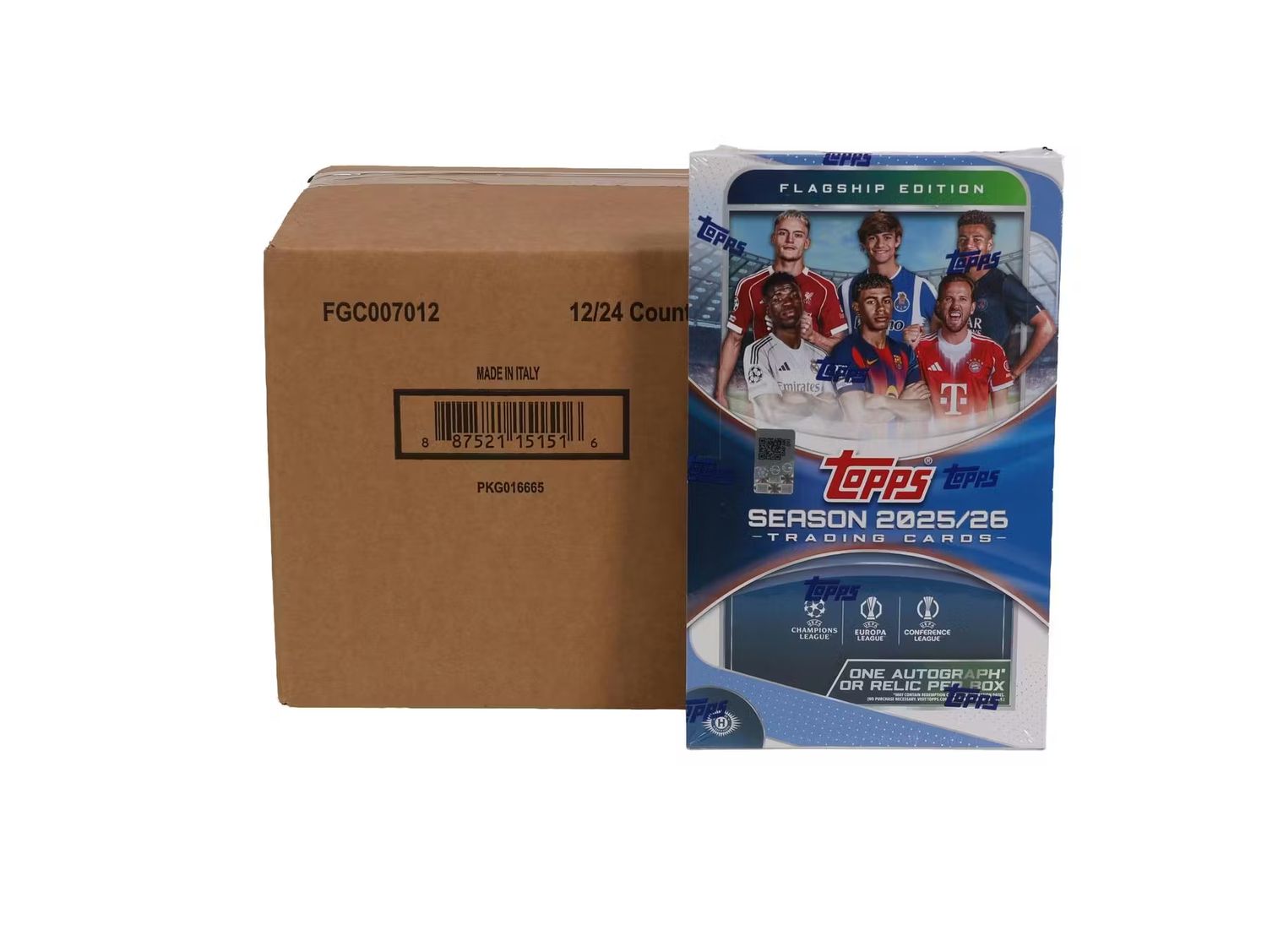 2025-26 Topps UEFA Club Competitions Soccer Hobby 12-Box Case [Topps Direct]