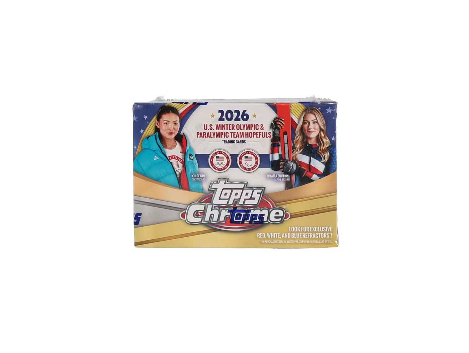2026 Topps Chrome U.S. Olympics Value Blaster Box