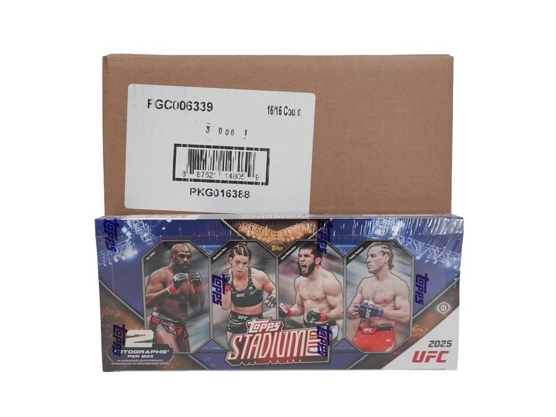 2025 Topps Stadium Club UFC Hobby 16-Box Case [Topps Direct]