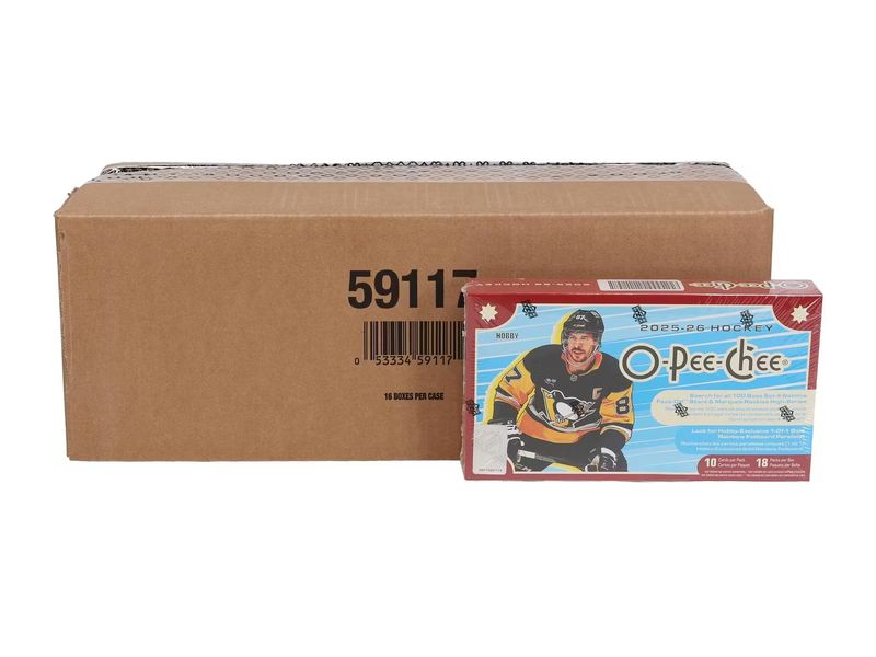 2025-26 Upper Deck O-Pee-Chee Hockey Hobby 16-Box Case
