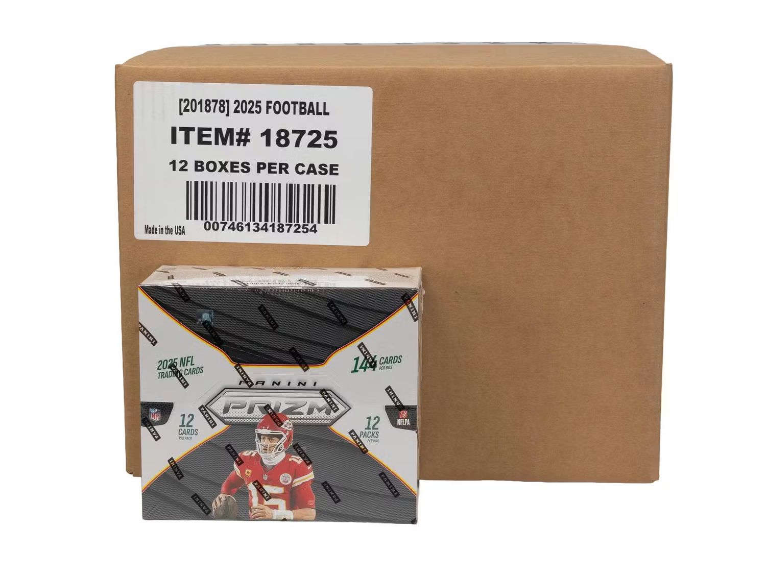 2025 Panini Prizm Football Hobby 12-Box Case