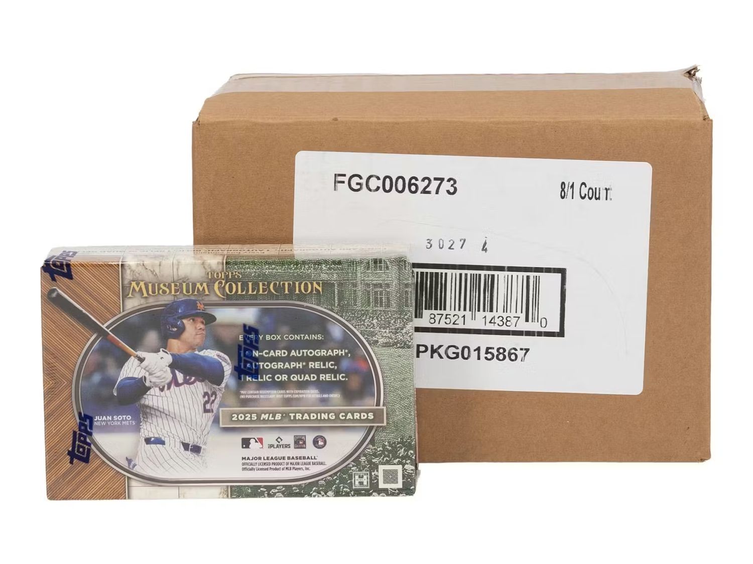 2025 Topps Museum Collection Baseball Hobby 8-Box Case [Topps Direct]