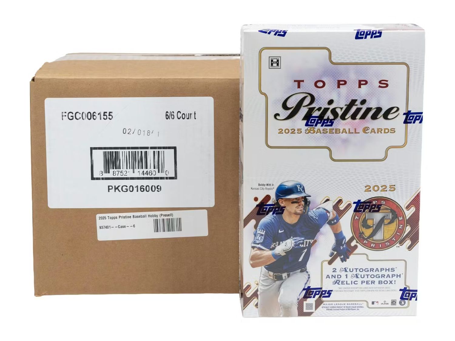 2025 Topps Pristine Baseball Hobby 6-Box Case [Topps Direct]