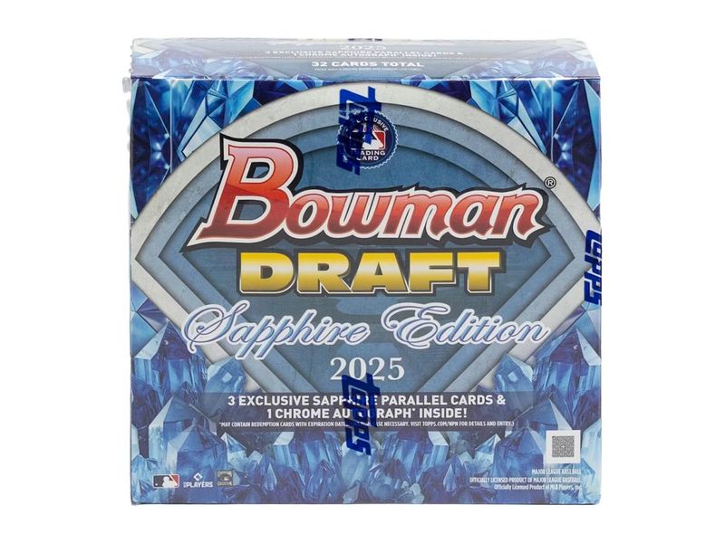 2025 Bowman Draft Baseball Sapphire Edition Hobby Box