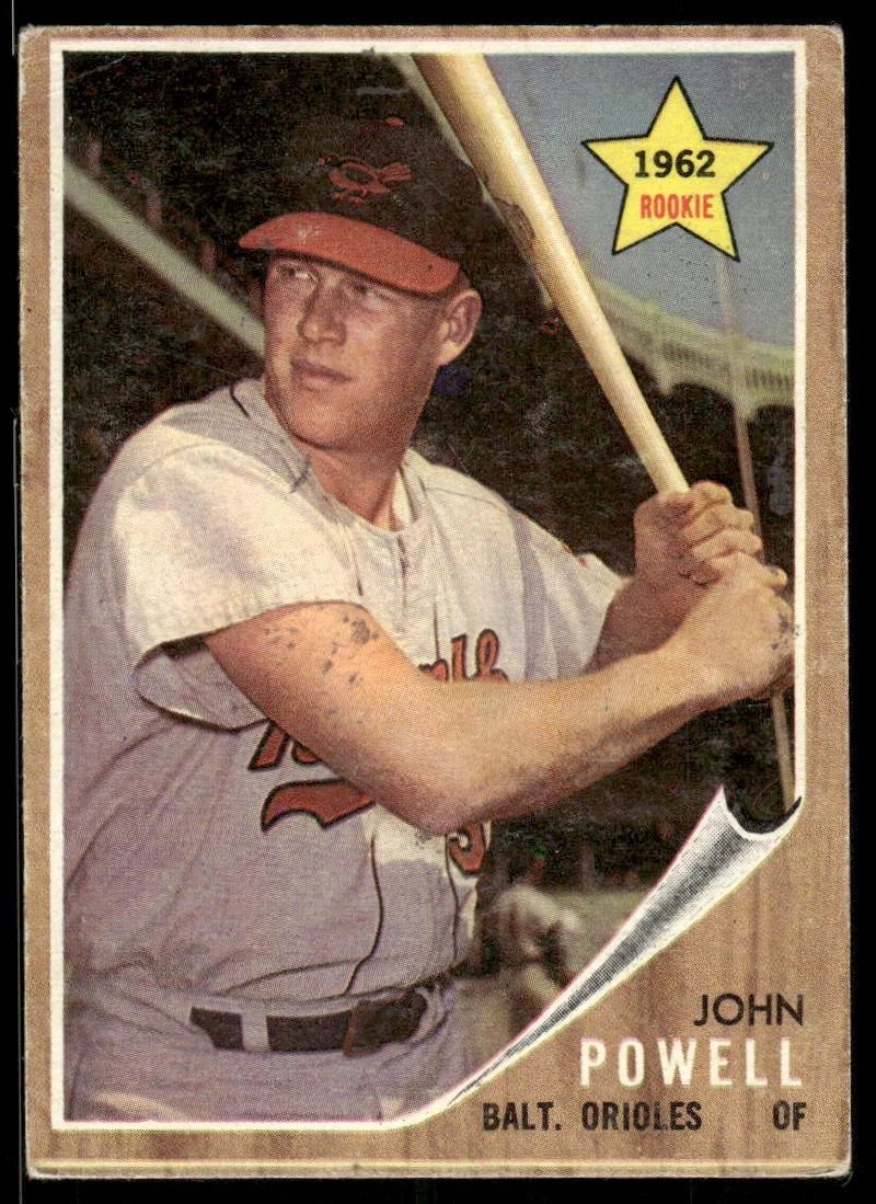 1962 Topps John Powell Star Rookie #99 PSA 8 (NM-MT) #43806814