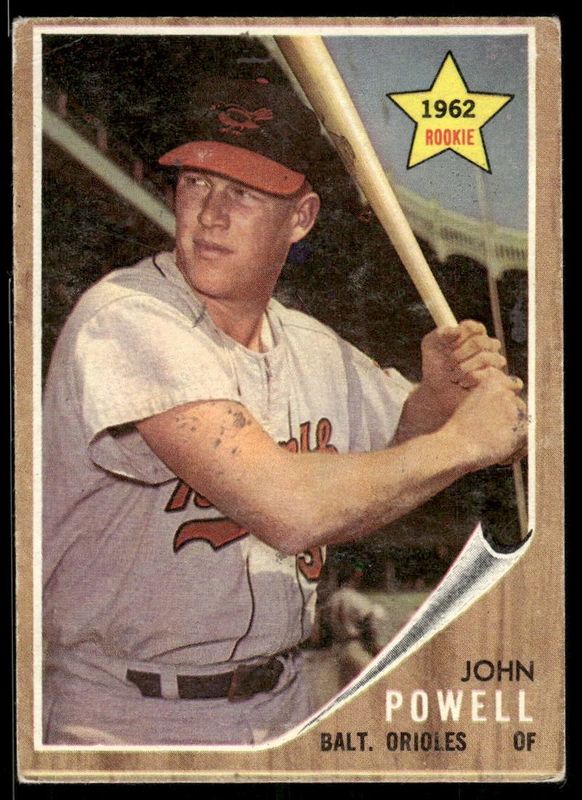1962 Topps John Powell Star Rookie #99 PSA 8 (NM-MT) #43806814