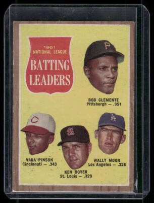 1962 Topps NL Batting Leaders #52 PSA 6 (EX-MT) #04583630