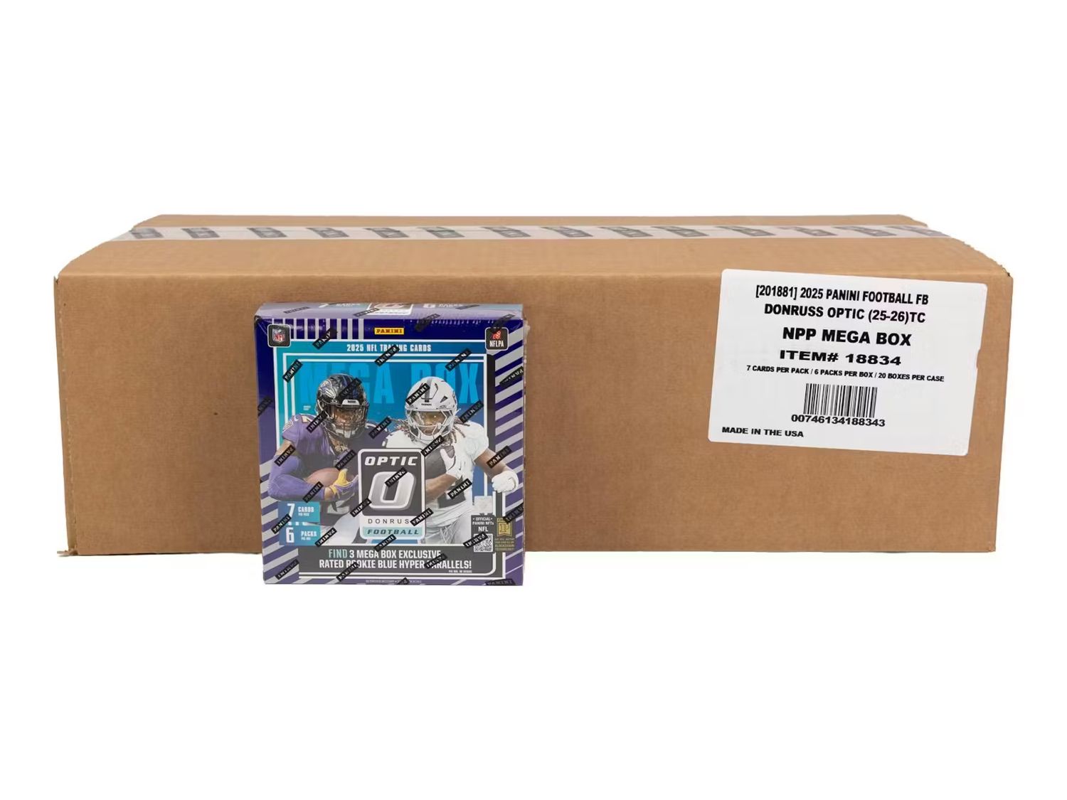 2025 Panini Donruss Optic Football Mega 20-Box Case