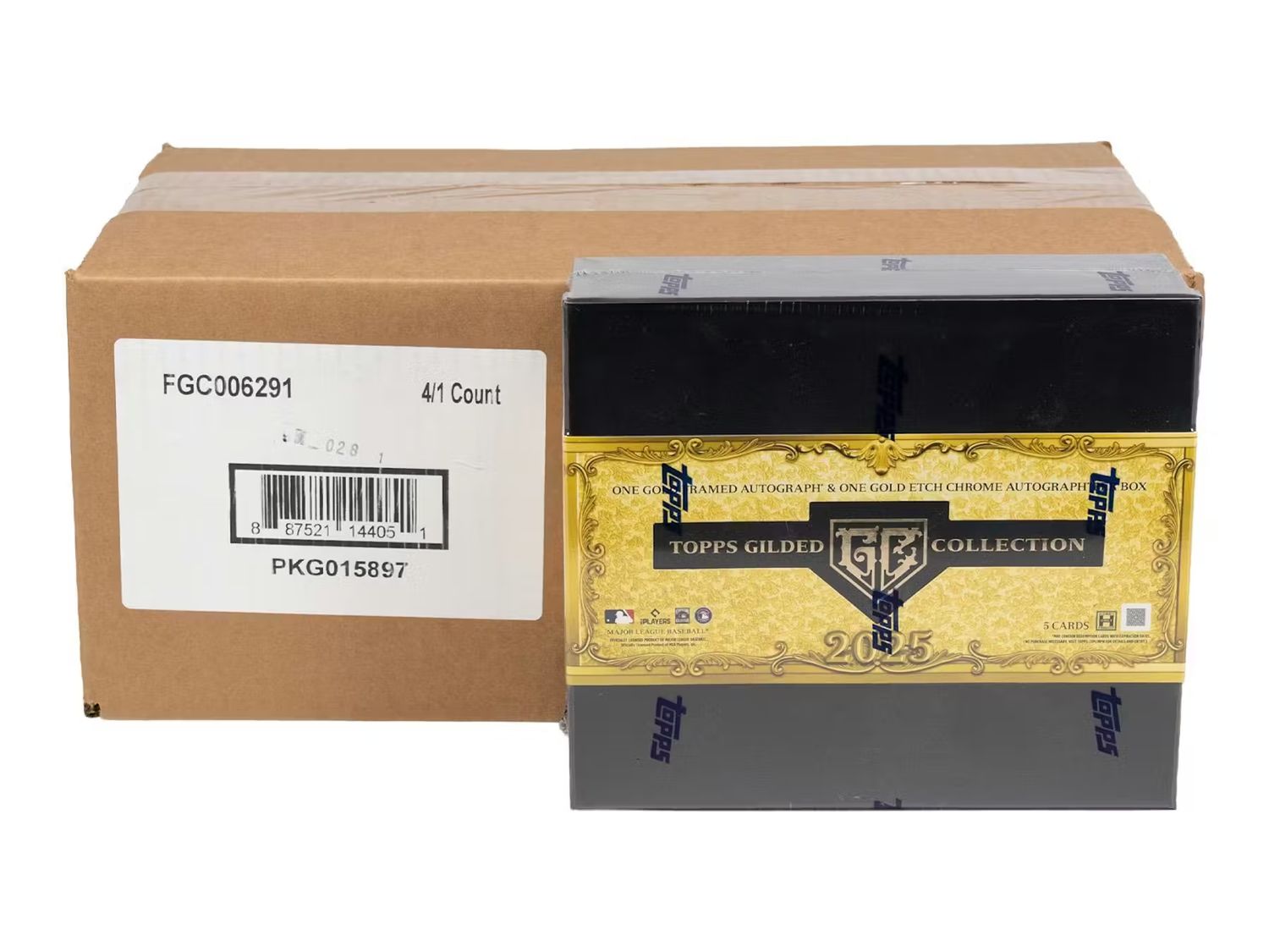 2025 Topps Gilded Collection Baseball Hobby 4-Box Case [Topps Direct]